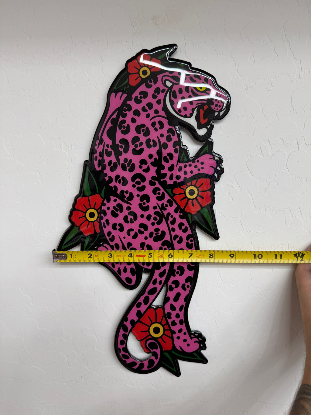 Pink Leopard Wall Art