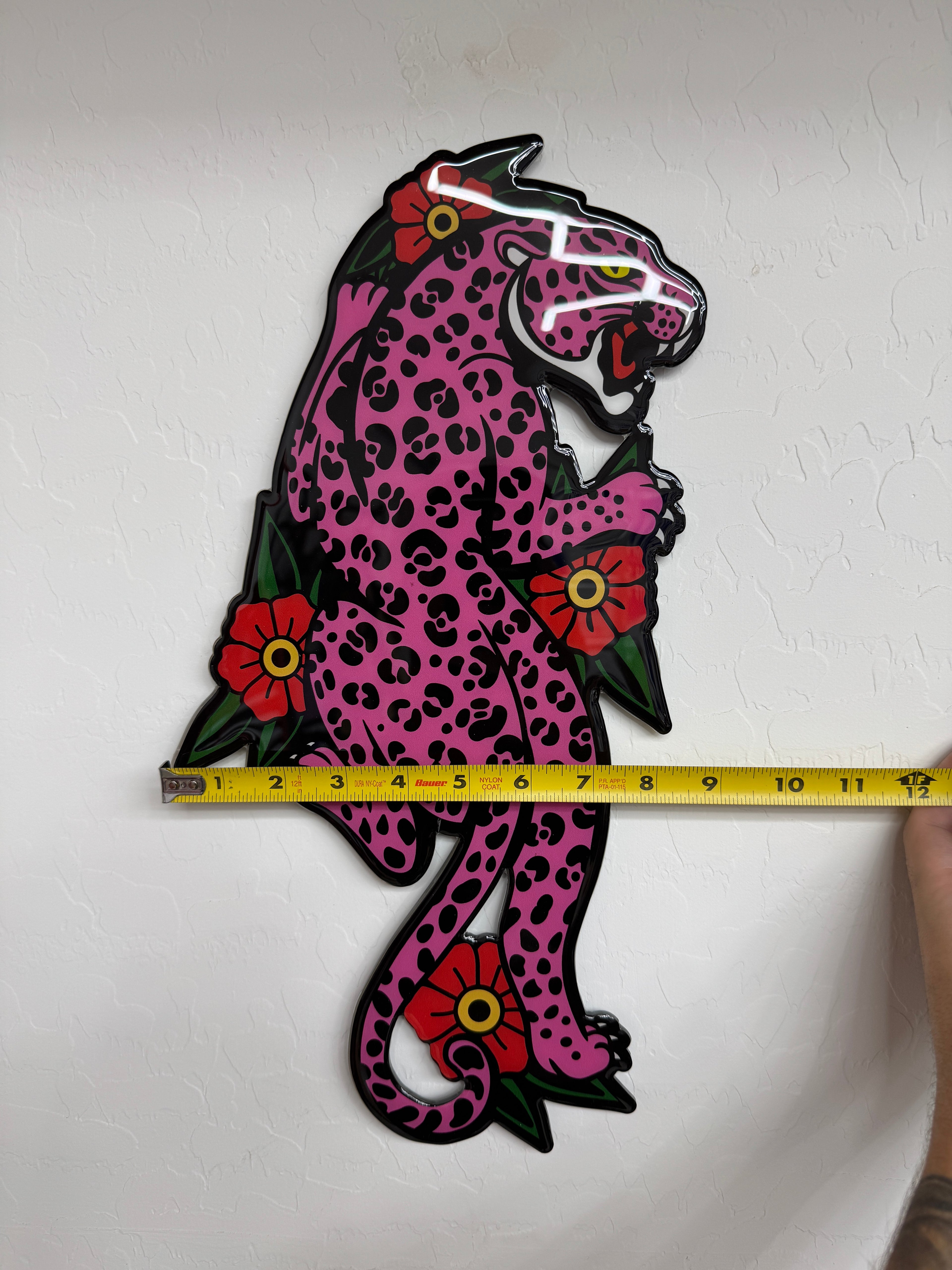 Pink Leopard Wall Art