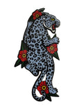Blue Leopard Wall Art