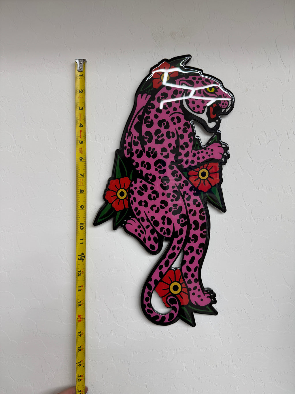 Pink Leopard Wall Art