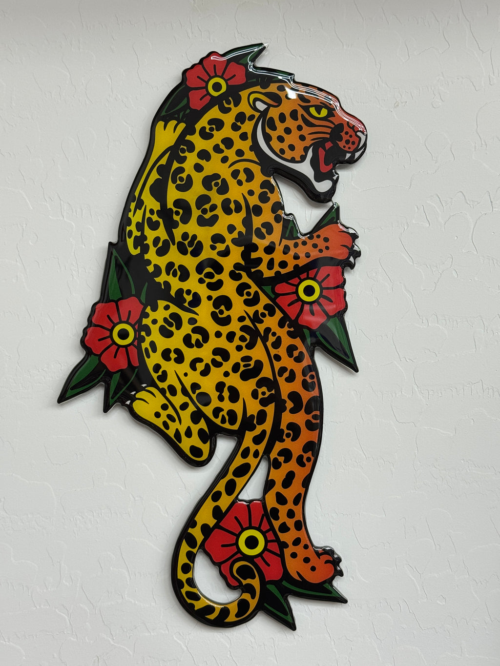 Sunset Leopard Wall Art