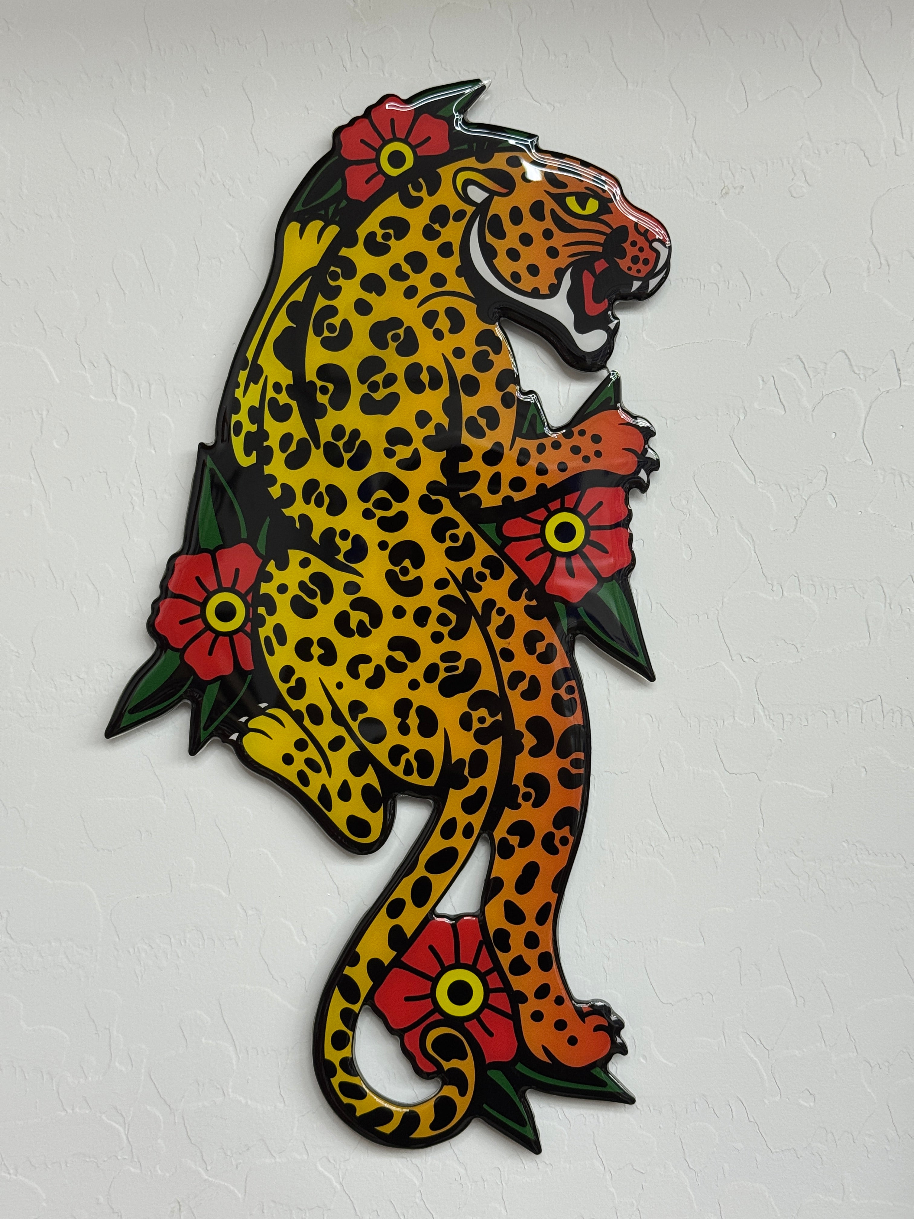 Sunset Leopard Wall Art