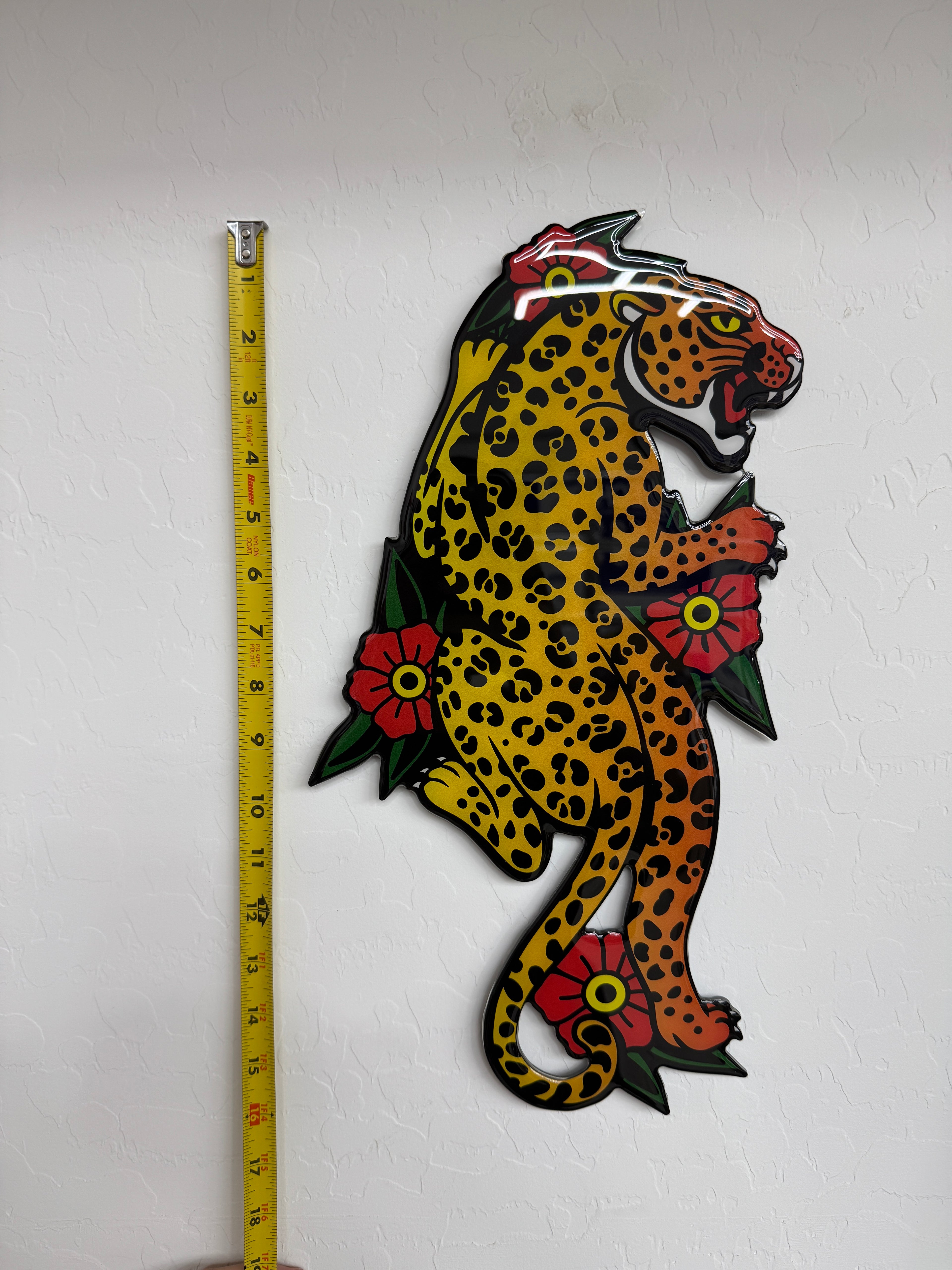 Sunset Leopard Wall Art