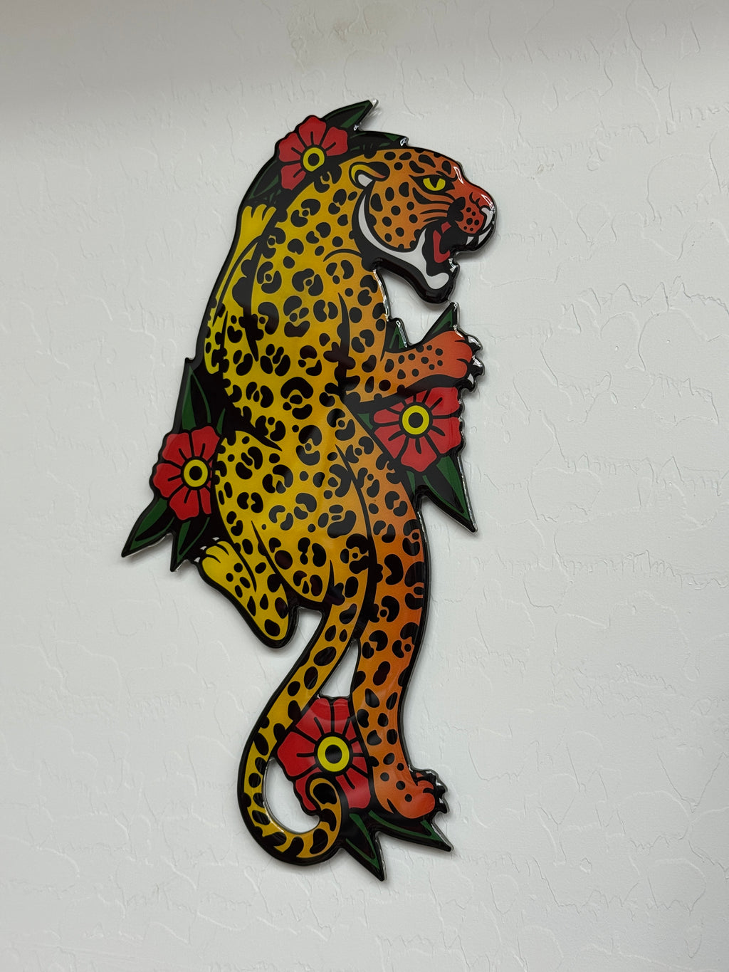 Sunset Leopard Wall Art