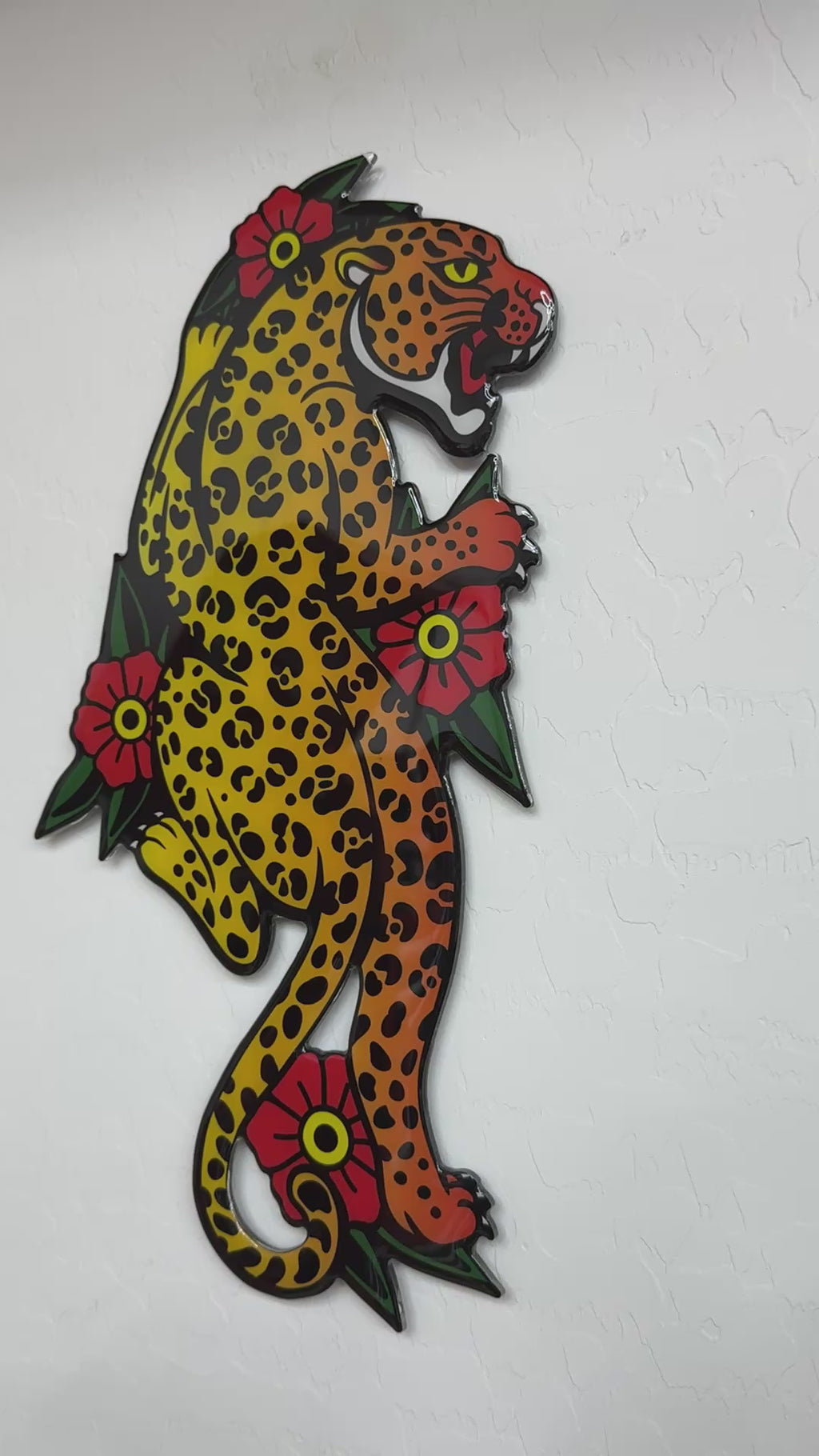 Sunset Leopard Wall Art
